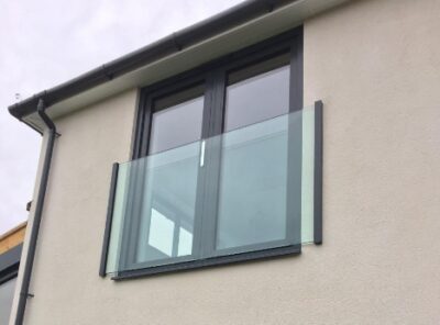 Juliet Balcony & SkyForce Top Mount System - White or Grey